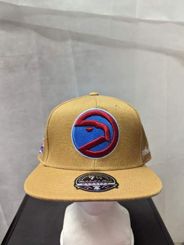 NWS Atlanta Hawks 25th Anniversary Mitchell &Ness Fitted Hat 7 1/2
