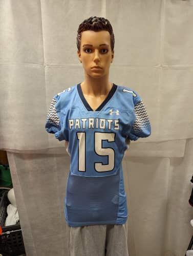Under Armour Patriots Game Cut Football Jersey M