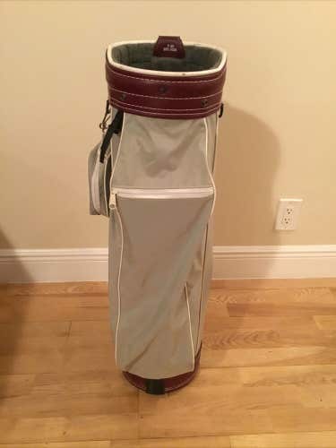Ron Miller Pro Model Ladies Cart Golf Bag W/ 3-way Dividers & Rain Cover