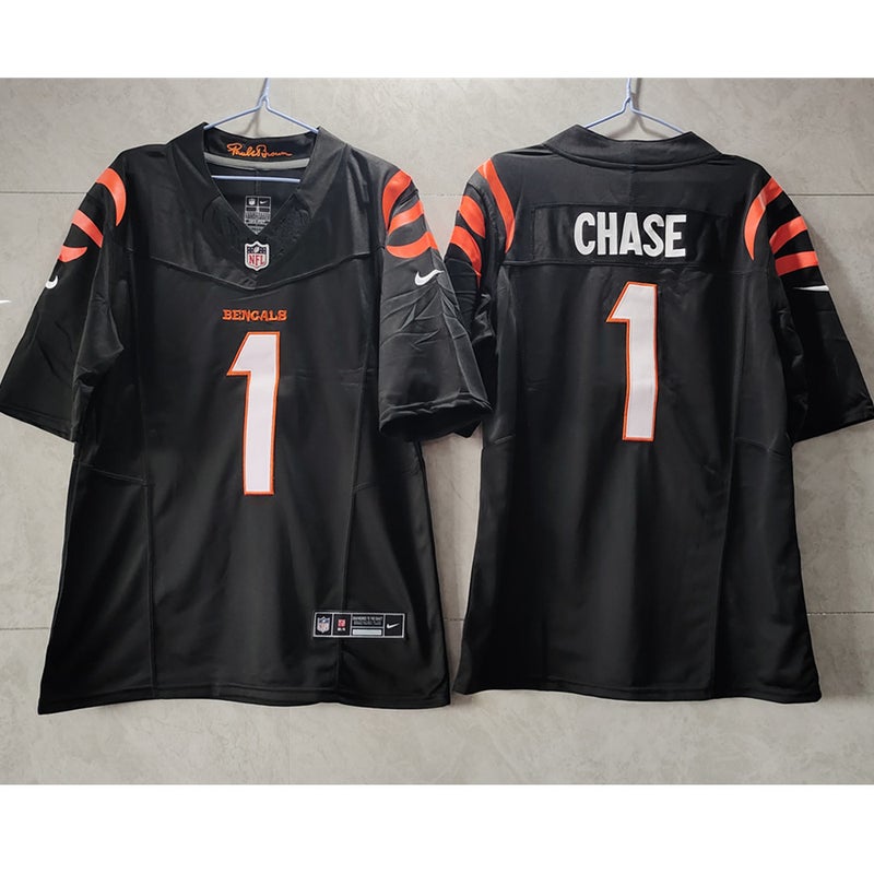 Nike Men's Cincinnati Bengals Ja'Marr Chase Black Vapor Limited Jersey