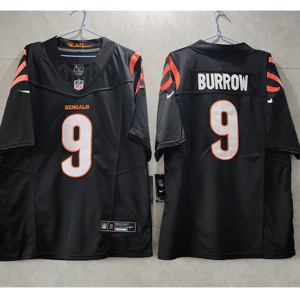 Men's Nike Joe Burrow Black Cincinnati Bengals Game Jersey