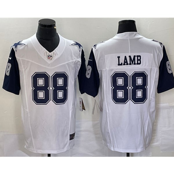 Men's Dallas Cowboys CeeDee Lamb Nike White Vapor Elite Jersey