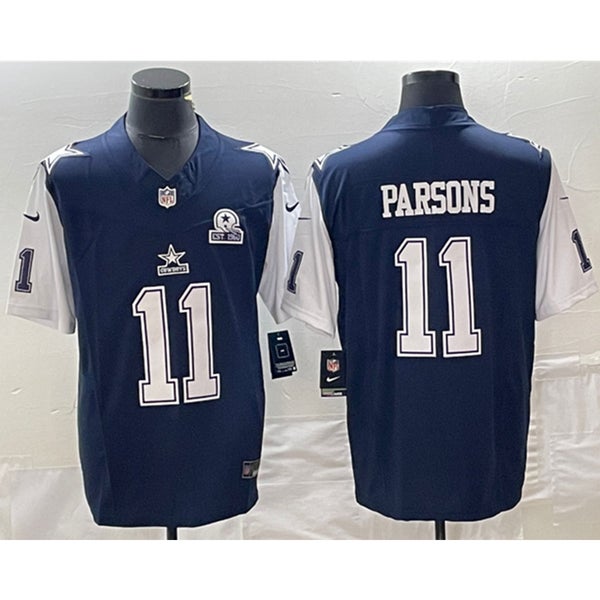 Dallas Cowboys Men's Nike Micah Parsons Navy Game Jersey