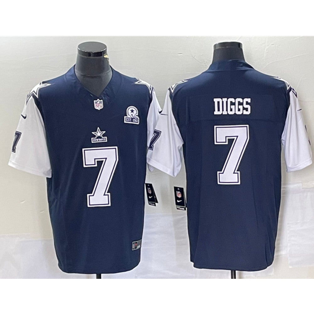 STEFON DIGGS BILLS SEWN STITCHED WHITE JERSEY SIZE MENS XL