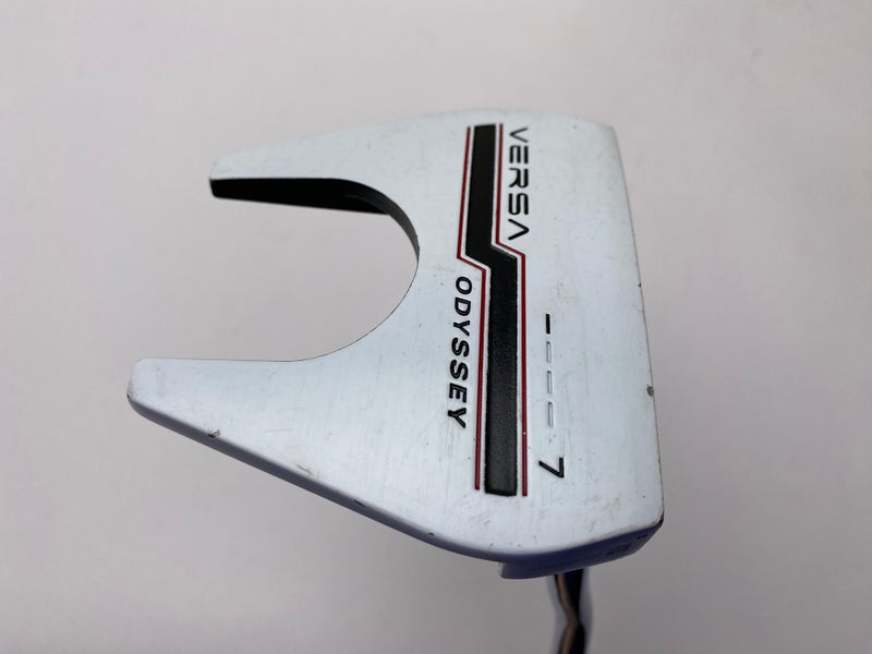 Odyssey Versa #7 White Black White Putter 34" Mens RH