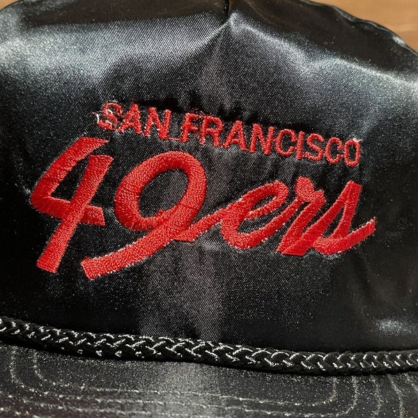 Vintage San Fransisco 49ers NFL Hat Beanie Schuessler Cap Graffiti Spell out