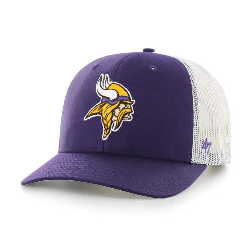 Minnesota Vikings 47 Brand NFL Trucker Adjustable Hat Mesh Hat