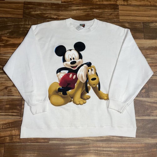 Vintage 90s Mickey Unlimited Sweatshirt Crewneck Jerry Leigh Disney Size L/XL