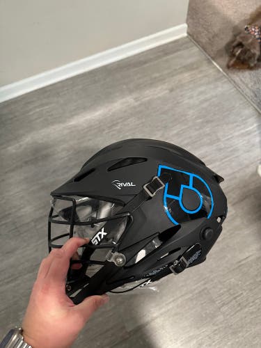 Matte Black STX Rival Helmet - Public Division Custom