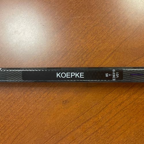 #45 Cole Koepke New Senior CCM Left Hand RibCor Trigger 7 Pro Hockey Stick