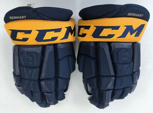 Pro stock CCM Sam Reinhart Buffalo Sabres CL Pro hockey gloves 14 SR Crazy Light