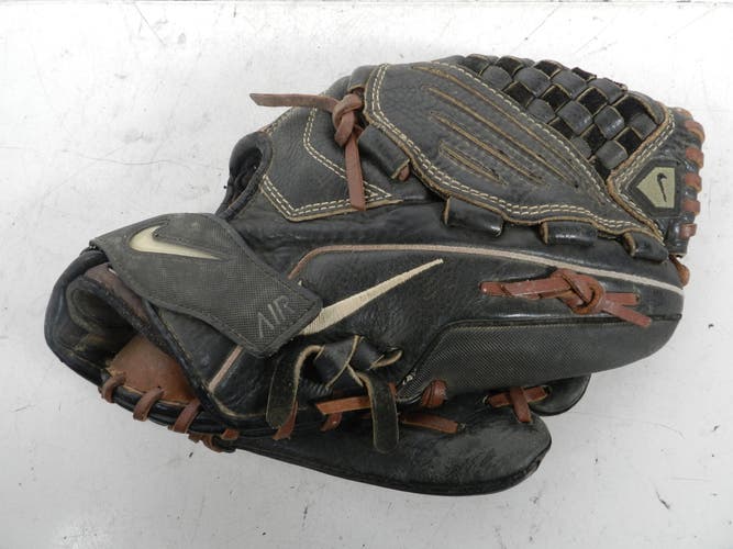 (72/80)  Nike Air ATHENA Black Genuine Leather Baseball Softball Glove 12.50" RHT