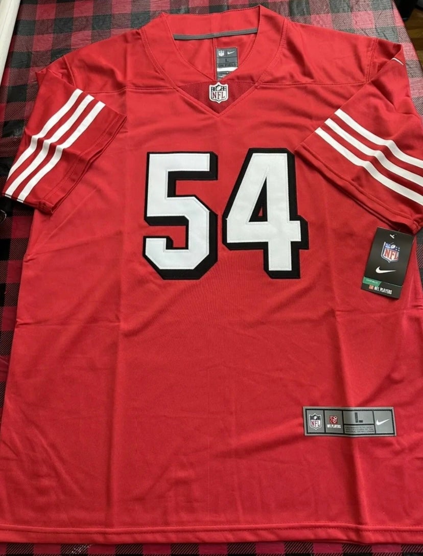 Fred Warner 49ers Jersey #54 Edition Black Golden Men's