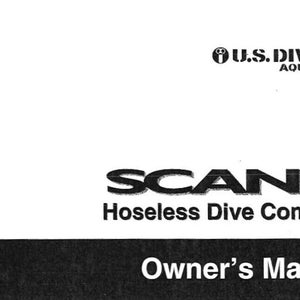 US Divers / Aqua Lung Scan 5 Scuba Dive Computer Owner's Printed Manual