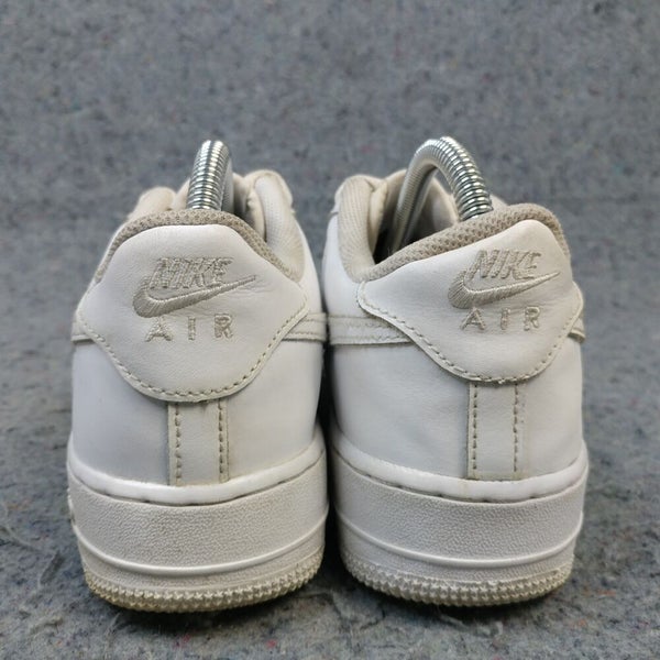 Nike Air Force 1 Boys Shoes Size 7Y Sneakers Triple White AF1 Low Top  314192-117