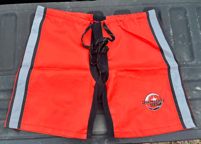 Orange ‘One Hockey Team’ hockey Player Shells - Medium