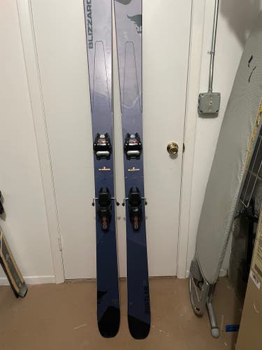 Used 2019 Blizzard  188 cm Powder Rustler 10 2018 Skis Max Din 16