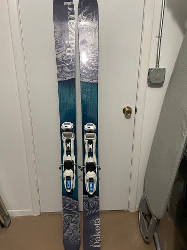 Used Women's Blizzard  170 cm Powder Dakota Skis With Bindings Max Din 12