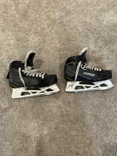 Used Senior Bauer Regular Width Size 7 Supreme S27 Hockey Goalie Skates