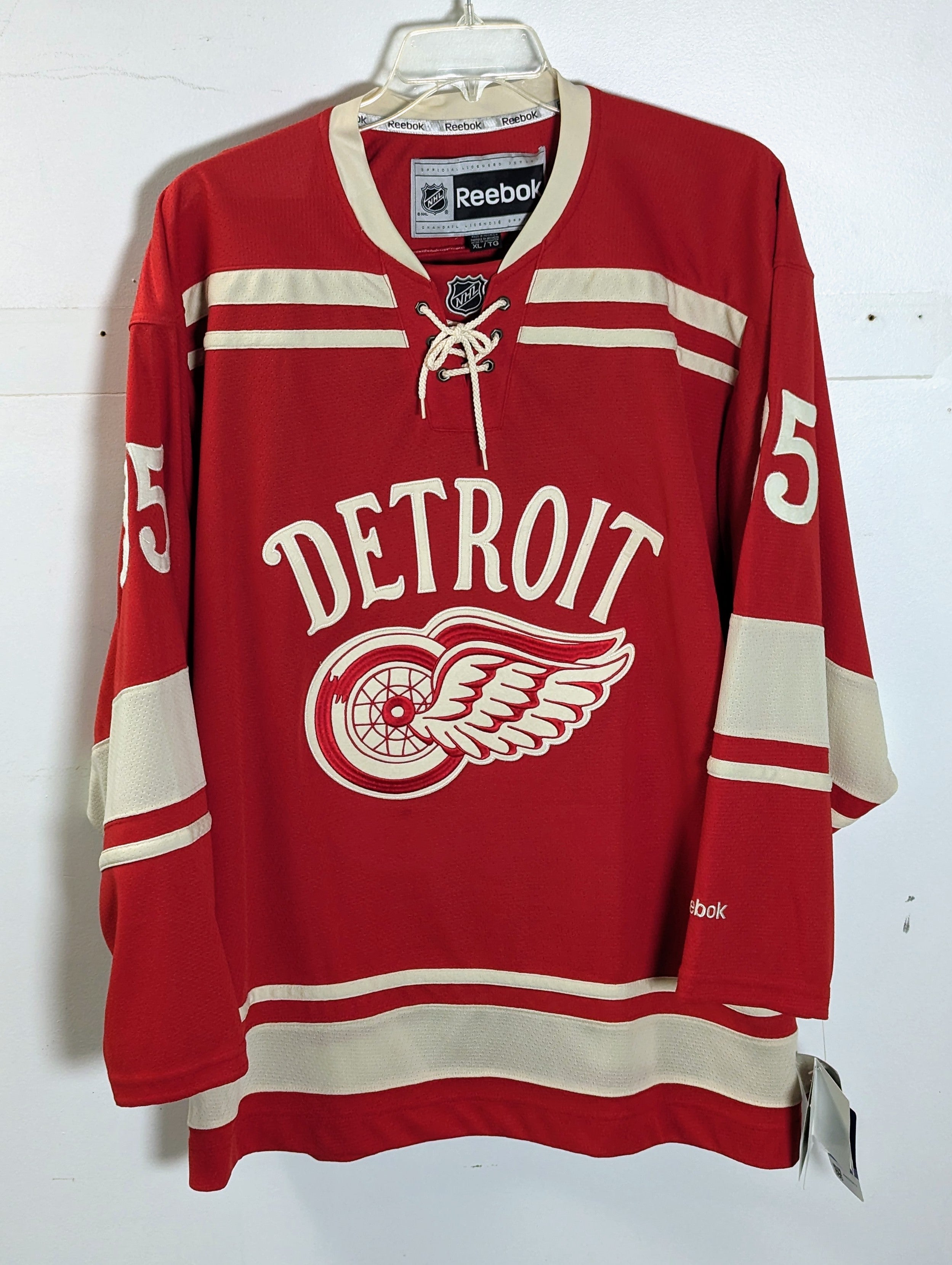 JIMMY HOWARD Signed 2014 NHL WINTER CLASSIC Detroit Red Wings Red Reebok  Jersey - NHL Auctions