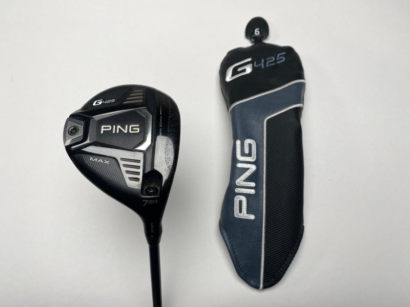 PING G425 MAX Fairway 20.5° 7 Wood TOUR 75 Stiff Flex +Cover