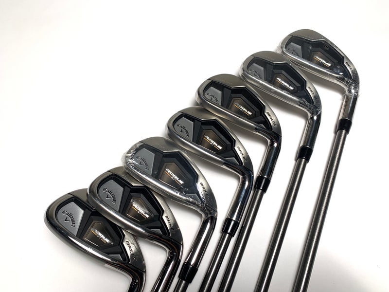 Callaway Rogue St Max Os Iron Set - 7 Piece - Steel 5-PW,SW Regular RH