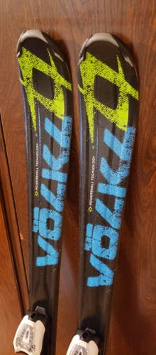140cm Volkl RTM Jr. Skis w/ JR. MARKER 7.0 EZ ADJUST Bindings *USED* CLEAN + READY TO USE