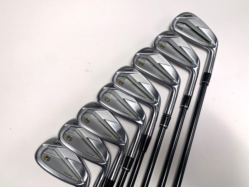 Honma TR20P Iron Set 4-PW+AW Vizard IB-WF 100g Stiff Graphite Mens RH