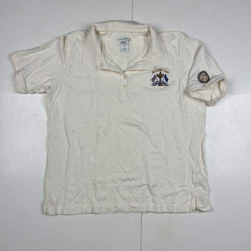 Y2K 2004 Ryder Cup at Oakland Hills PGA Women's Polo Golf Shirt Sz Large