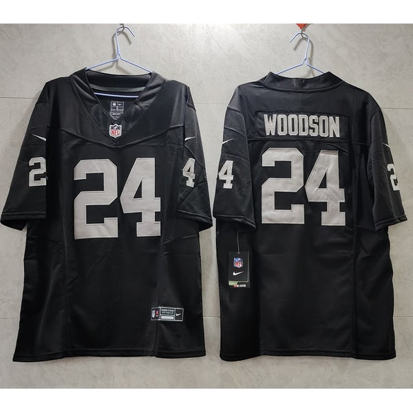 Charles Woodson Limited No.24 White Vapor Untouchable Women's Raiders Jersey