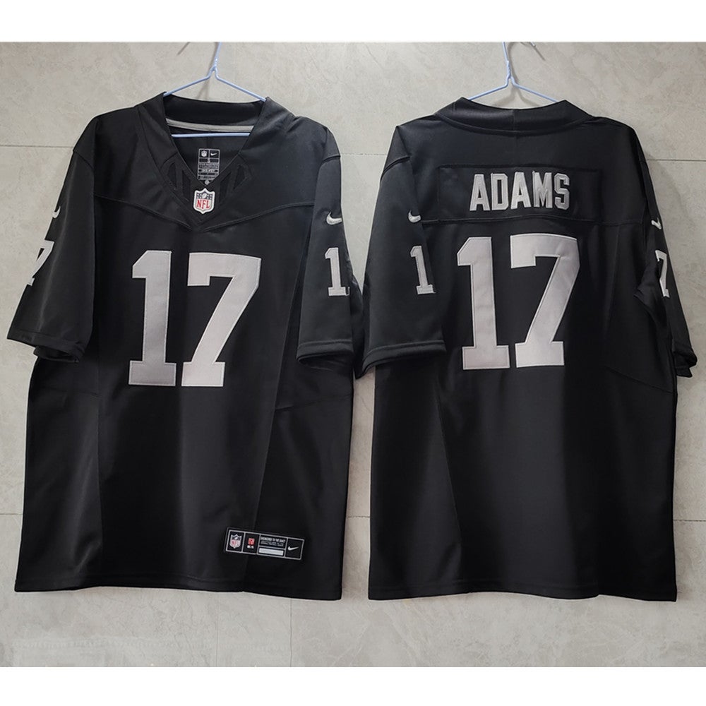 Raiders Jersey Adams 17 Black High Quality!! Large And XL