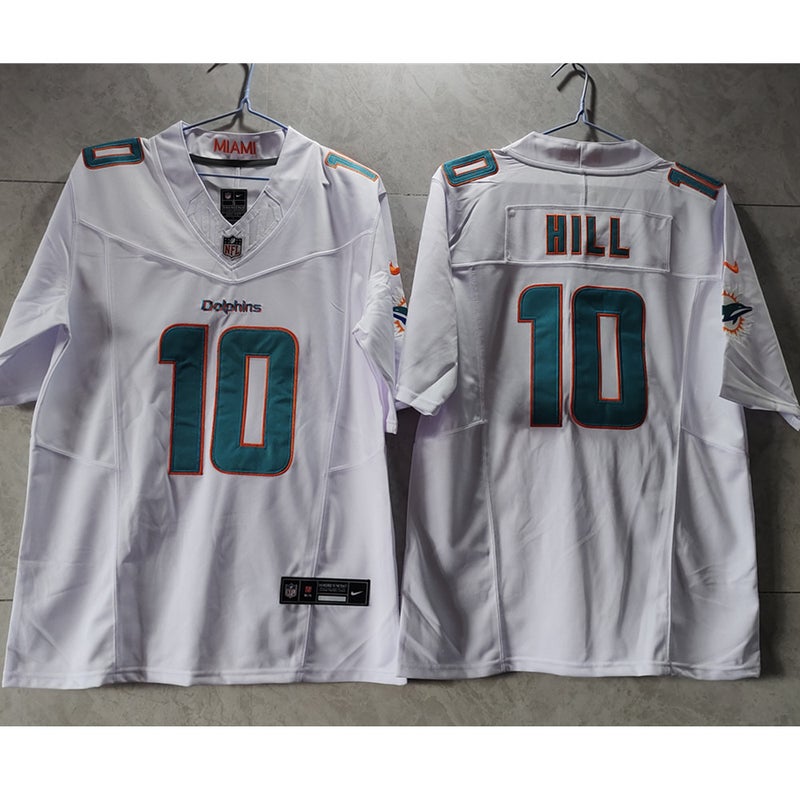 Men's Nike Jaylen Waddle Aqua Miami Dolphins Game Jersey Size: Small