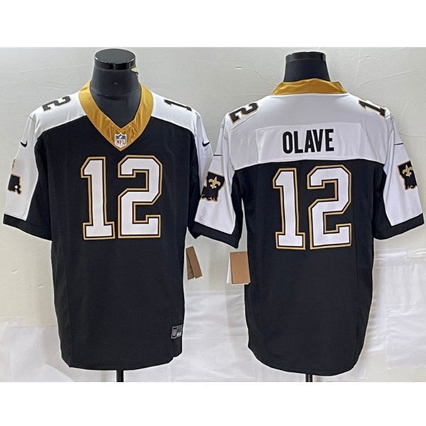 Men's Nike Chris Olave White New Orleans Saints Game Player Jersey