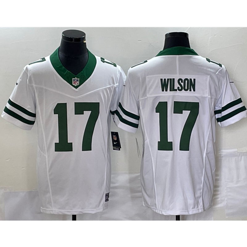 Nike Men's New York Jets Garrett Wilson Game Jersey - Green - M (Medium)