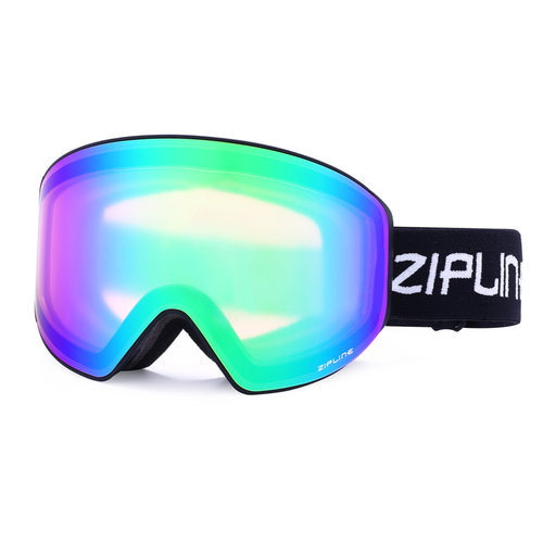 New ZiplineSki 'Podium XT' Goggles - Black Frame - Pink Paradise Lens