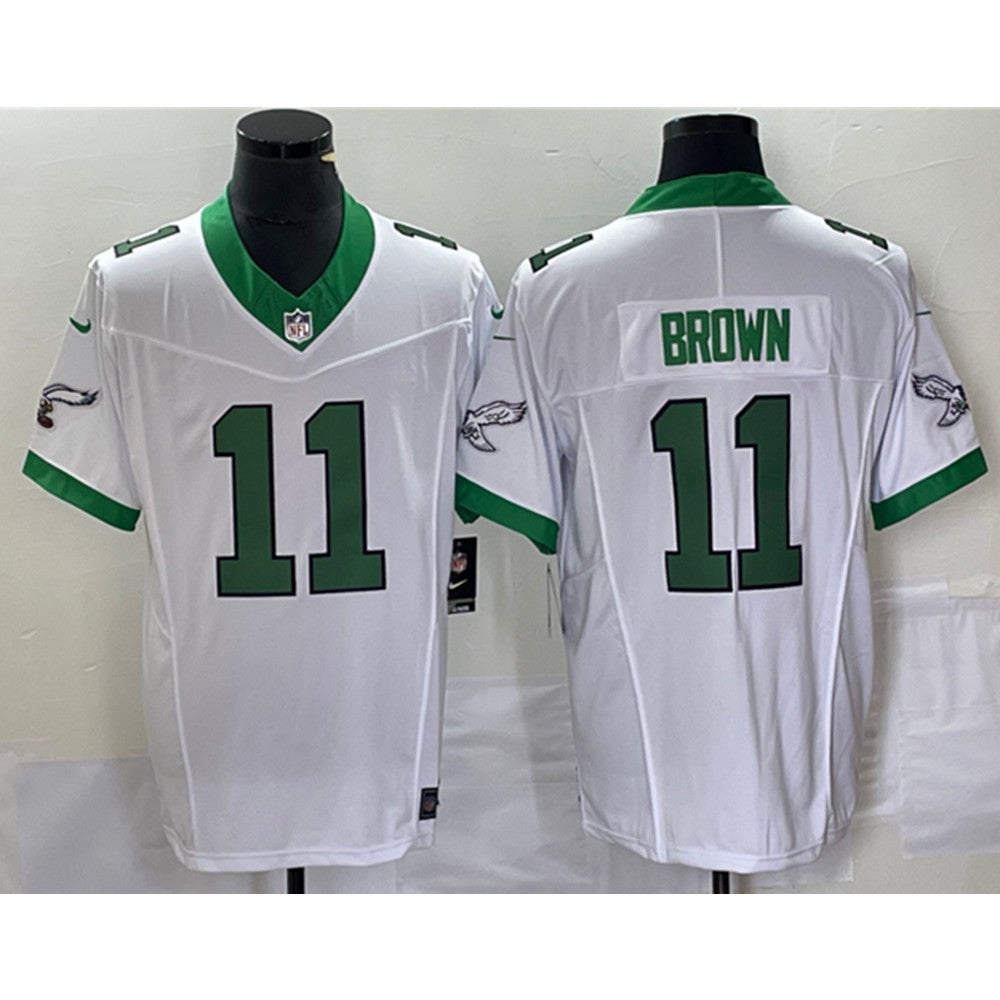 A.J. Brown 11 Philadelphia Eagles Super Bowl LVII Reflective Limited Jersey  - Bluefink