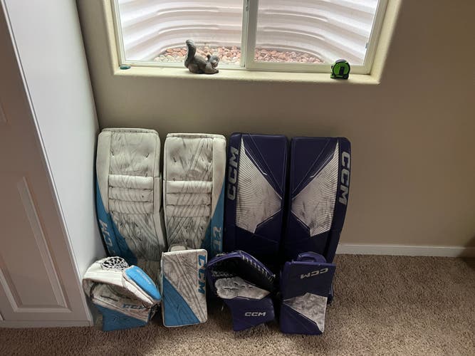 Used 35" Regular CCM Extreme Flex 4 Goalie Full Set Pro Stock