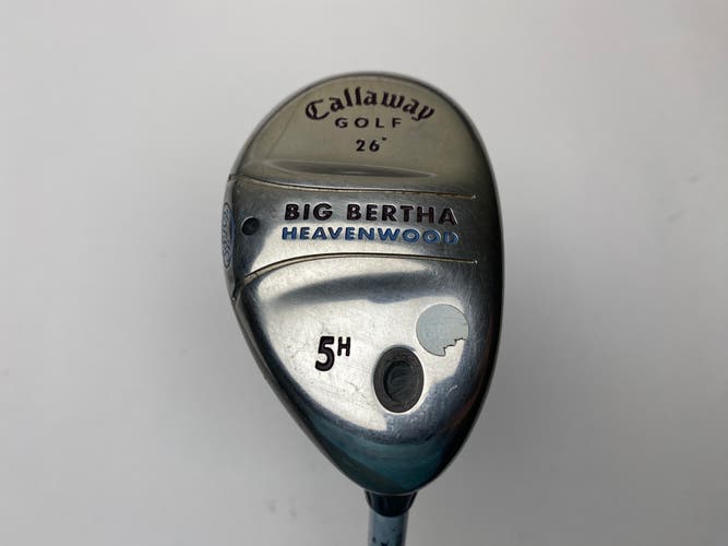Callaway Big Bertha Heavenwood 5 Hybrid 26* Big Bertha Gems Ladies Graphite RH