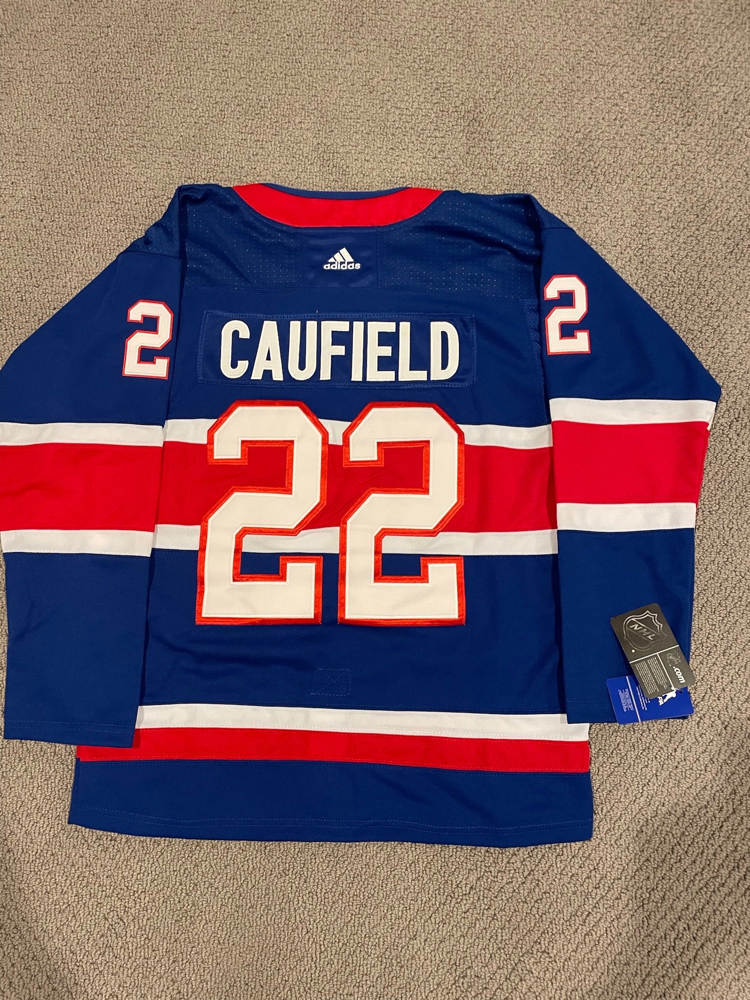 Cole Caufield Montreal Canadiens NHL Adidas Men's Light Blue
