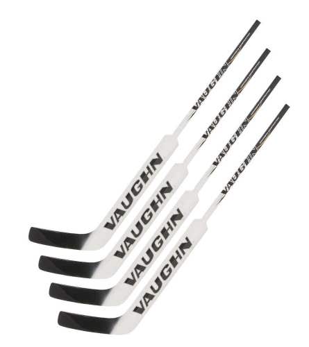 New 4 pack Vaughn 7990 pro hockey sr goalie composite stick sticks left 26 white