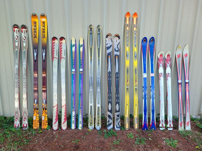 Lot of 10 Pair Blank Skis PLEASE READ DESCRIPTION