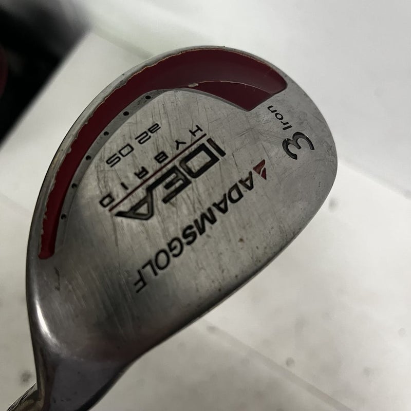 Used Adams Golf Idea 3 Hybrid Regular Flex Graphite Shaft Hybrid Clubs