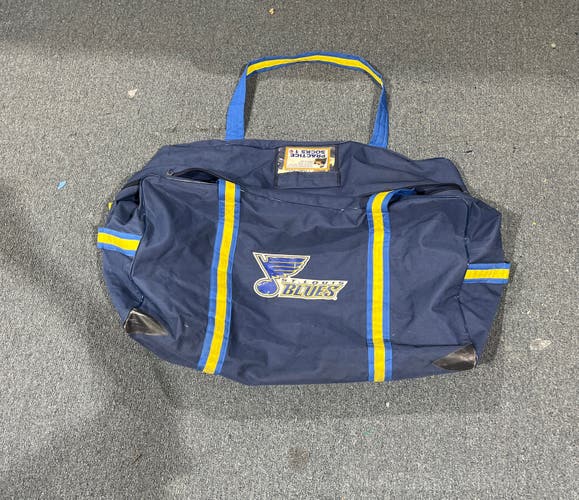 Used Blue St. Louis Blues Player Carry Bag