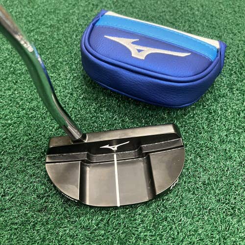 Mizuno M Craft III Black Ion 34" Putter with Headcover Right Hand Steel Shaft