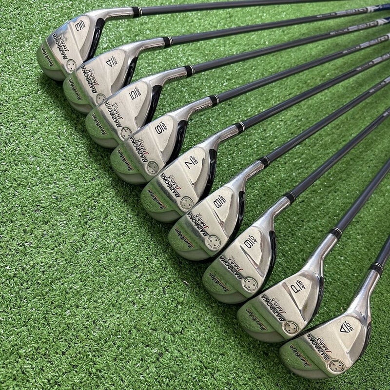 Used Tour Edge Bazooka Jmax Ql 5ipw Regular Flex Steel Shaft Iron Sets