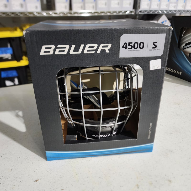 New Small Bauer 4500 Helmet Combo - Black