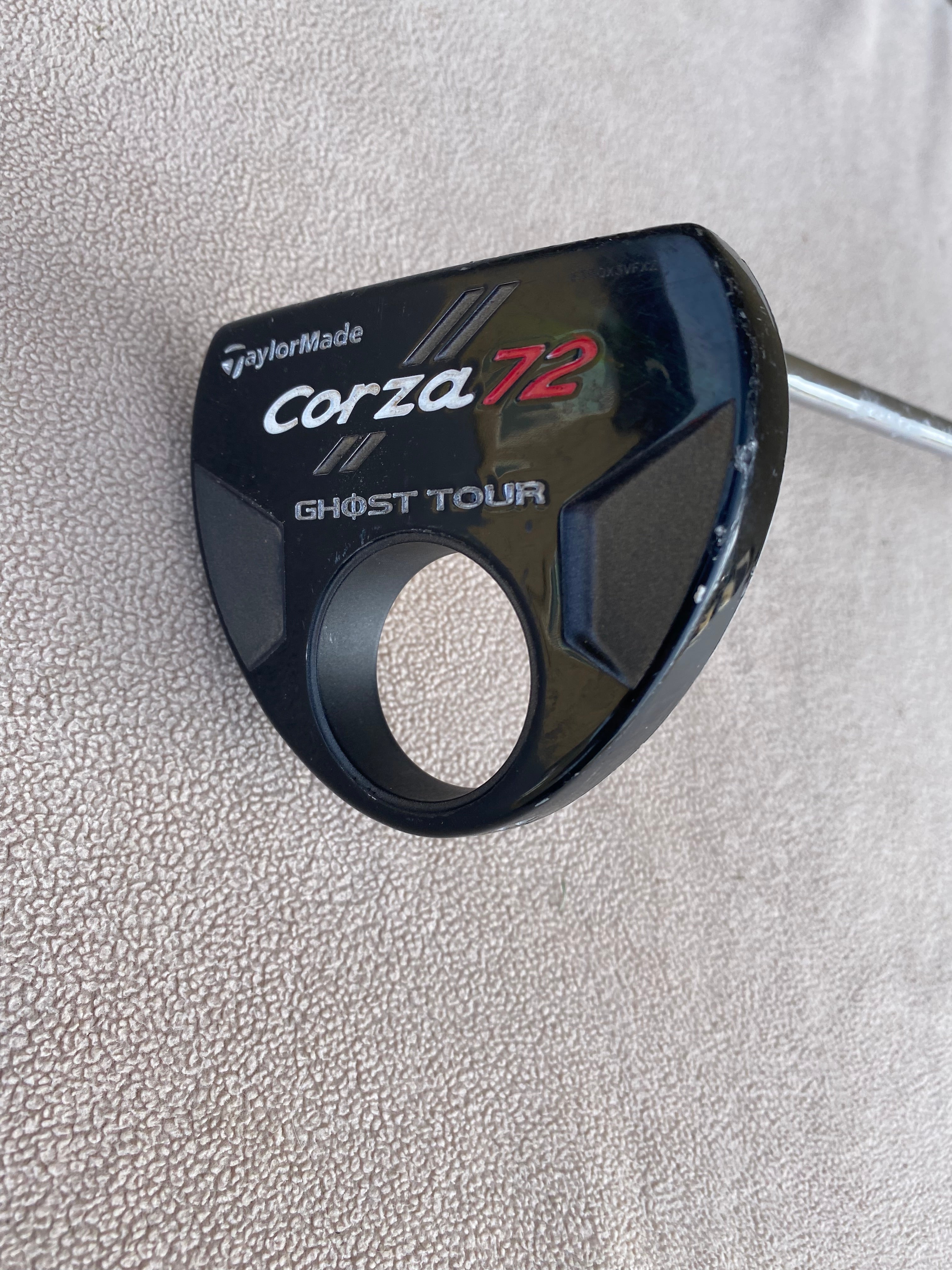 Men's Used TaylorMade Right Handed Mallet Corza 72 Ghost tour