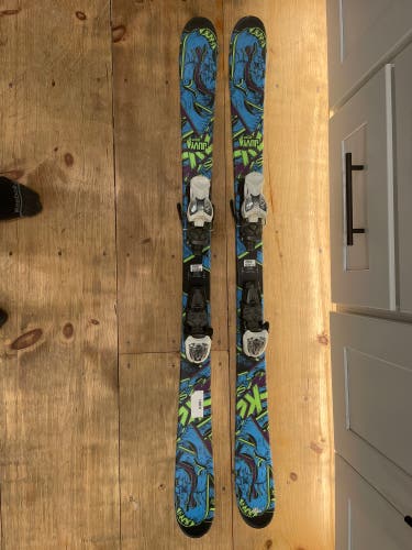 Used  K2 Juvy Skis With Marker Bindings 129cm