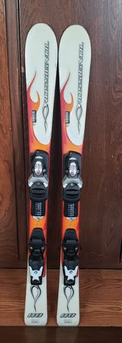 JUNIOR SKIS 110cm ROSSIGNOL with ROSSIGNOL COMP J BINDINGS *USED* CLEAN/READY TO USE