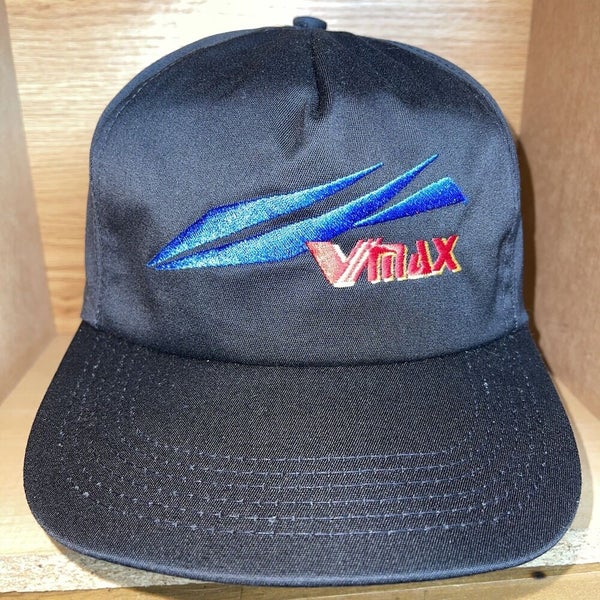 Vintage Yamaha Racing VMAX Snapback Hat Black Cap USA Made